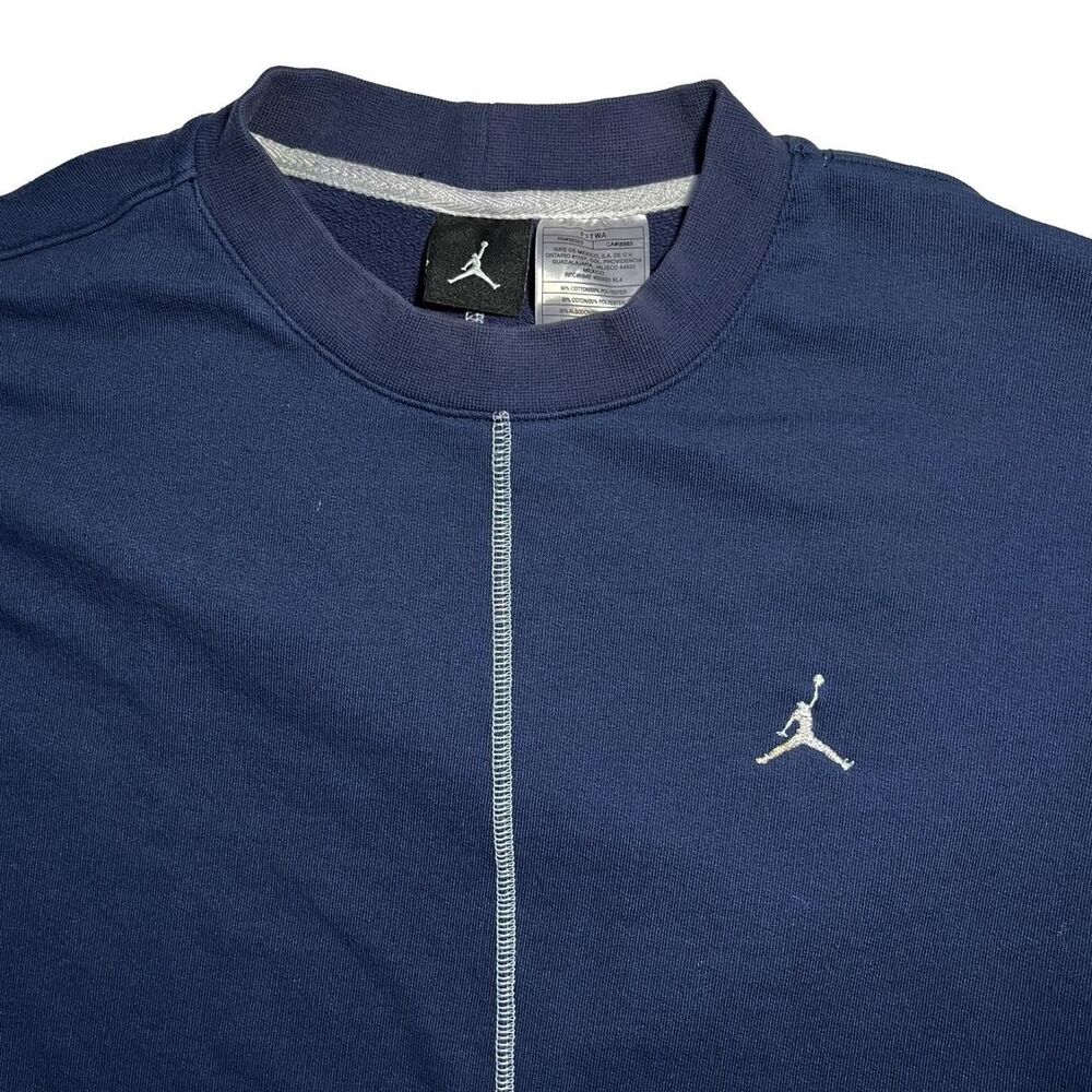 Nike Jordan crewneck sweatshirt, Navy Blue, Size XXL Tall